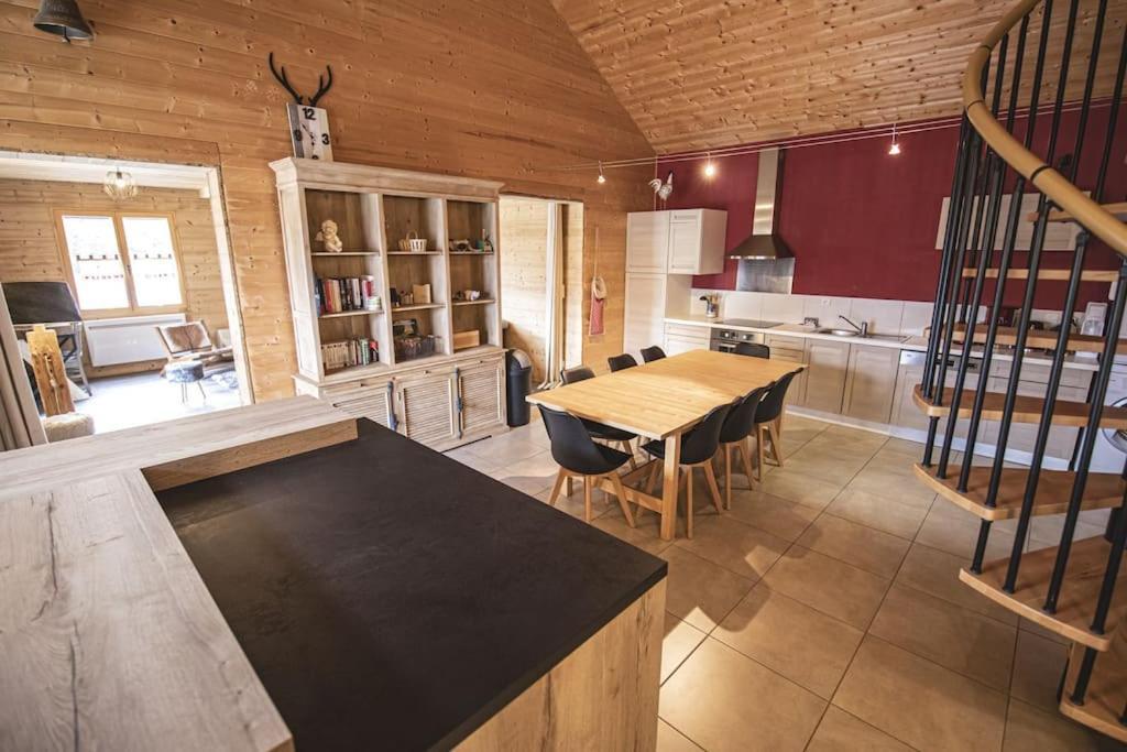 Gite Jura Mina Chalet Au Milieu De La Nature Vila Ney Exterior foto